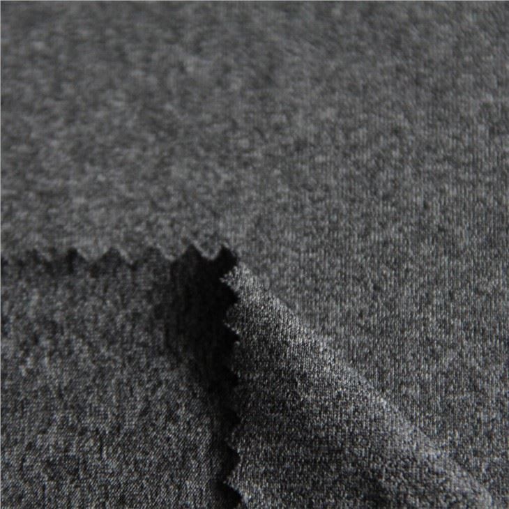 Сив меланж плета плат